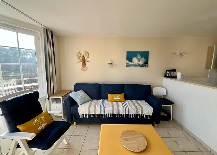 La Perle Vue Sur L'etang Et Le Golf Apartman